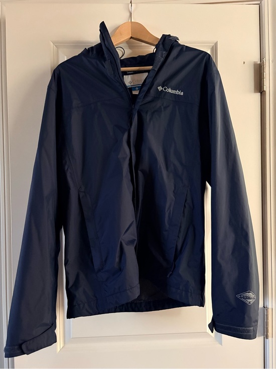 Columbia Other - Columbia Navy Hooded Men's Rain Jacket
